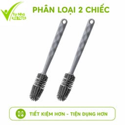 Cọ Vệ Sinh Cốc Silicon Tay Cầm Dài Chống Trơn GD310 - Cọ Rửa Ly Cốc Silicon Mềm Không Chứa BPA 8
