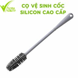 Cọ Vệ Sinh Cốc Silicon Tay Cầm Dài Chống Trơn GD310 - Cọ Rửa Ly Cốc Silicon Mềm Không Chứa BPA 3
