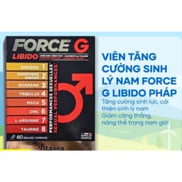 Force G Libido ( hộp 60 viên) Viên uống tăng cường sinh lý nam giớI cải thiện chức năng phái mạnh> BUNBUN SHOP 3