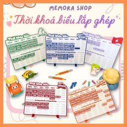 THỜI KHÓA BIỂU LẮP GHÉP LEGO ALL IN 3D 2