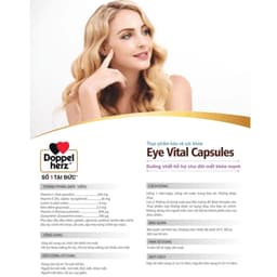 Eye Vital Capsules Doppelherz  Bổ Sung Dưỡng Chất, Giúp Hỗ Trợ Bổ Mắt, Khô Mắt,Giảm Thị Lực <BUN BUN SHOP 3