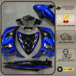 DÀN ÁO EX 135 XANH ĐEN TẶNG TEM LC 135 KHI MUA KÈM DÀN NHỰA 1