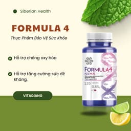 Thực phẩm Siberian novomin FORMULA 4, hỗ trợ ngăn oxy hóa , bảo vệ tế bào cơ thể  hộp 120v TD88 1