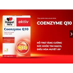 Coenzyme Q10 Doppelherz (Hộp 30 viên) Viên uống hỗ trợ bổ tim mạch, điều hòa huyết áp< BUN BUN SHOP ! 1