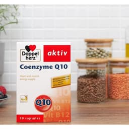 Coenzyme Q10 Doppelherz (Hộp 30 viên) Viên uống hỗ trợ bổ tim mạch, điều hòa huyết áp< BUN BUN SHOP ! 3