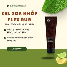 Gel xoa bóp, bôi xương khớp, nhức mỏi cổ vai gáy siberian wellness Flex rub basic - uyan nomo 1