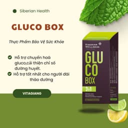 [ Gluco box hỗ trợ tiểu đường ] Hộp GLUCO hỗ trợ đường - Bộ hộp hàng ngày – 30 gói/hộp – 4 viên/túi 1