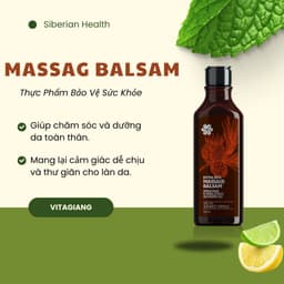 [ CHÍNH HÃNG ] - Dầu mát xa SIBERIAN Extra Rich Massage Balsam dưỡng da toàn thân - chai 250 ml TD88 1