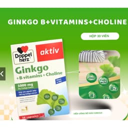 Ginkgo Doppelherz (Hộp 30 viên) Viên uống bổ não,hỗ trợ tăng cường tuần hoàn não và cải thiện trí nhớ< BUNBUN SHOP 1
