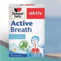 Active Breath Doppelherz (Hộp 30 viên) Viên uống hỗ trợ tăng cường chức năng và bảo vệ phổi< BUNBUN SHOP 3
