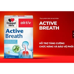 Active Breath Doppelherz (Hộp 30 viên) Viên uống hỗ trợ tăng cường chức năng và bảo vệ phổi< BUNBUN SHOP 1