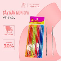 combo 2 Que nặn mụn 2 đầu,cây lấy nhân mụn 12 cm 2