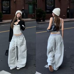 Quần dài ống rộng nam nữ Premium Teezo.Club thêu túi form dáng unisex 1