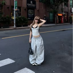 Quần dài ống rộng nam nữ Premium Teezo.Club thêu túi form dáng unisex 2