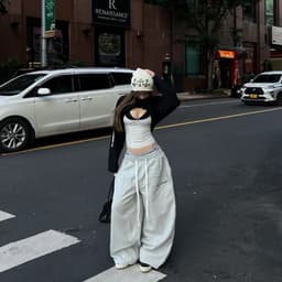 Quần dài ống rộng nam nữ Premium Teezo.Club thêu túi form dáng unisex 6