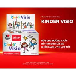 Kinder Visio Doppelherz ( Lọ 60 viên nhai) Kẽm hỗ trợ đôi mắt khỏe mạnh> BUNBUN SHOP 1