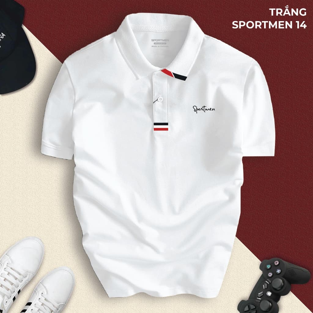 Áo Polo Nam SPORTMEN Cổ Bẻ Basic Cải CVC Cá Sấu Co Giãn, Chuẩn Form Thanh Lịch Sang Trọng | SPORTMEN 14