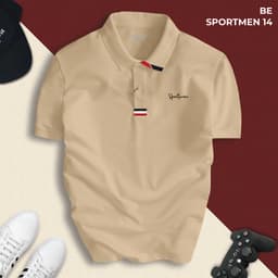 Áo Polo Nam SPORTMEN Cổ Bẻ Basic Cải CVC Cá Sấu Co Giãn, Chuẩn Form Thanh Lịch Sang Trọng | SPORTMEN 14 5