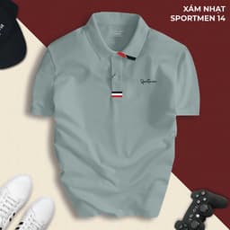 Áo Polo Nam SPORTMEN Cổ Bẻ Basic Cải CVC Cá Sấu Co Giãn, Chuẩn Form Thanh Lịch Sang Trọng | SPORTMEN 14 8