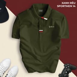 Áo Polo Nam SPORTMEN Cổ Bẻ Basic Cải CVC Cá Sấu Co Giãn, Chuẩn Form Thanh Lịch Sang Trọng | SPORTMEN 14 4