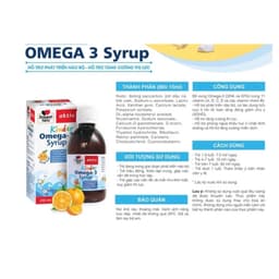 Doppelherz Kinder Omega-3 Syrup ( hộp 250 ml) Hỗ trợ phát triển não bộ,tăng cường thị lực< BUNBUN SHOP 3