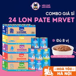 Pate lon cho mèo MR.VET 400G đủ 8 vị hỗ trợ Tiêu Hóa, Sáng Mắt, Mượt Lông - MÉO CHÒ UNI 1