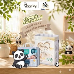 [ Kèm quà ] 1 bịch Tã/bỉm Gooby siêu mỏng, thấm hút, đủ size NB,S,M,L,XL,XXL,XXXL 1