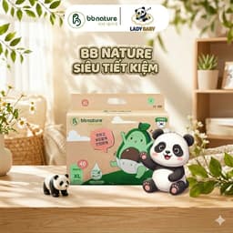 Tã bỉm quần dán BB NATURE HÀN QUỐC mềm mại, mỏng nhẹ, an toàn đủ size cho bé NB - 24KG 1