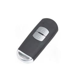 Ốp Bảo Vệ Chìa Khóa Xe Mazda 2 nút TM cho Mazda 2, Mazda 3, Mazda 6, CX-5, CX-8 TPU Mạ Crom Cao Cấp Smartkey 2 Nút Bấm 2