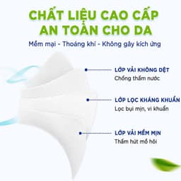 Khẩu Trang 5D Thịnh Phát Kháng Khuẩn 3 Lớp Lọc GD71 - Khẩu Trang Thịnh Phát 5D 3 Lớp Lọc Thoáng Khí 6