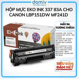 Hộp Mực Eko Ink 337 83A Cho Canon LBP151DW MF241D MF244DW MF212DW MF215 MF221D In Đậm Nét MIVDO 1