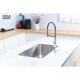 CHẬU RỬA BÁT 1 HỐ NOBINOX PURA NT622U 4