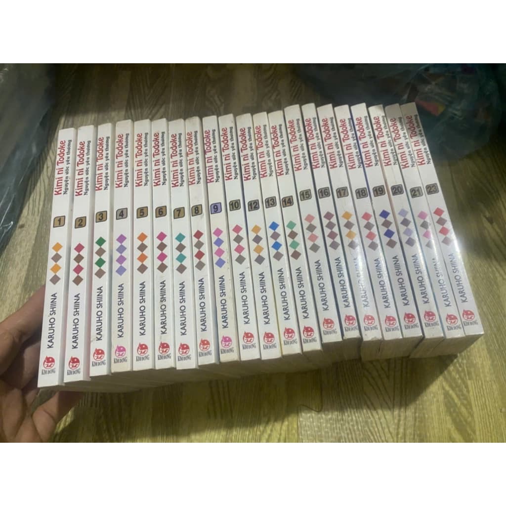 Combo 21q vở Kimi Ni Todoke Nguyện ước yêu thương