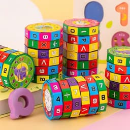 Đồ chơi Rubic Toán Học Cao cấp , Rubik Cho Bé Tập Làm Phép Tính Cộng, Trừ, Nhân Chia 4
