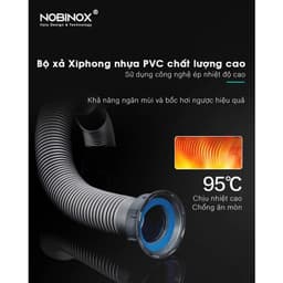 CHẬU RỬA BÁT 2 HỐ NOBINOX LIKEN NL700 5