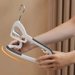 [ ComBo 50 ] Móc treo quần áo VINALUXURY chống trượt xoay 360 đa năng chất liệu nhựa cao cấp 2