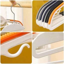 [ ComBo 50 ] Móc treo quần áo VINALUXURY chống trượt xoay 360 đa năng chất liệu nhựa cao cấp 4