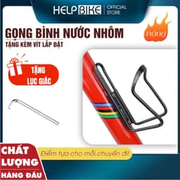 Gọng đựng bình nước xe đạp thể thao TẶNG VÍT treo bình nước uông xe đạp tiện lợi [ Tặng Vít và Lục Giác ] - GN01 1