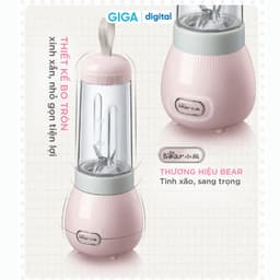 Máy xay sinh tố cầm tay Bear BL-4H04M - 2 cối: 0.4L + 0.35L - Công suất 150W - Bảo hành 18 tháng 5
