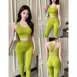 Quần legging thun Quảng Châu tập thể thao Gym, Yoga, Aerobic, pickleball QT013 4