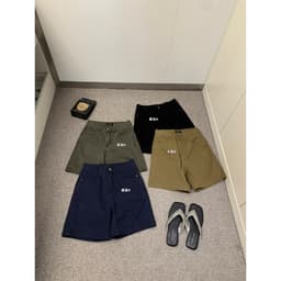 𝑨𝒏𝒏 𝑺𝒕𝒖𝒅𝒊𝒐  [SẴN] 𝐖𝐆𝐖𝐄/ Quần Jean Ngố 𝐖𝐆𝐖𝐄 10022, Quần Short Kaki Nữ Lưng Cao Form Suông Ống Rộng Basic 2