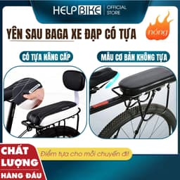 Đệm yên sau xe đạp, Đệm baga siêu êm ái và chắc chắn cho người ngồi sau ĐYS 1