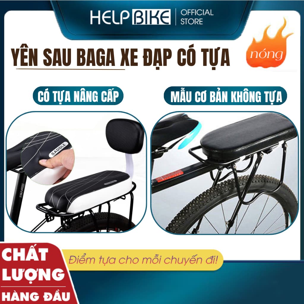 Đệm yên sau xe đạp, Đệm baga siêu êm ái và chắc chắn cho người ngồi sau ĐYS