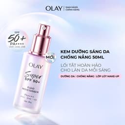 [KOL] [MỚI] Kem Dưỡng Da Chống Nắng Mỏng Nhẹ OLAY SUPER SPF 50+ | PA++++ Chai 50ML 2