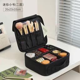 Cốp đựng Mỹ Phẩm Chuyên Nghiệp kích thước 26x23x10 cm DOLLYCOSMETICS Cốp đựng đồ trang điểm chống nước chống sốc 2