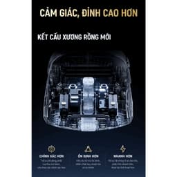 Chuột Gaming MCHOSE K7 V2 Ultra+ Chính Hãng Full VAT, PAW3955 TI 50K DPI, Dual 8K, Dock Sạc RGB 5