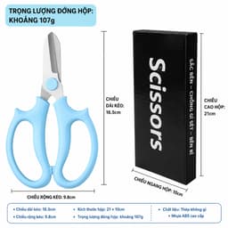Bán sỉ 50 Kéo Mũi Bầu Cắt Tỉa Đa Năng - Phục vụ Cắm Hoa và Làm Vườn Chất Lượng Cao. 3