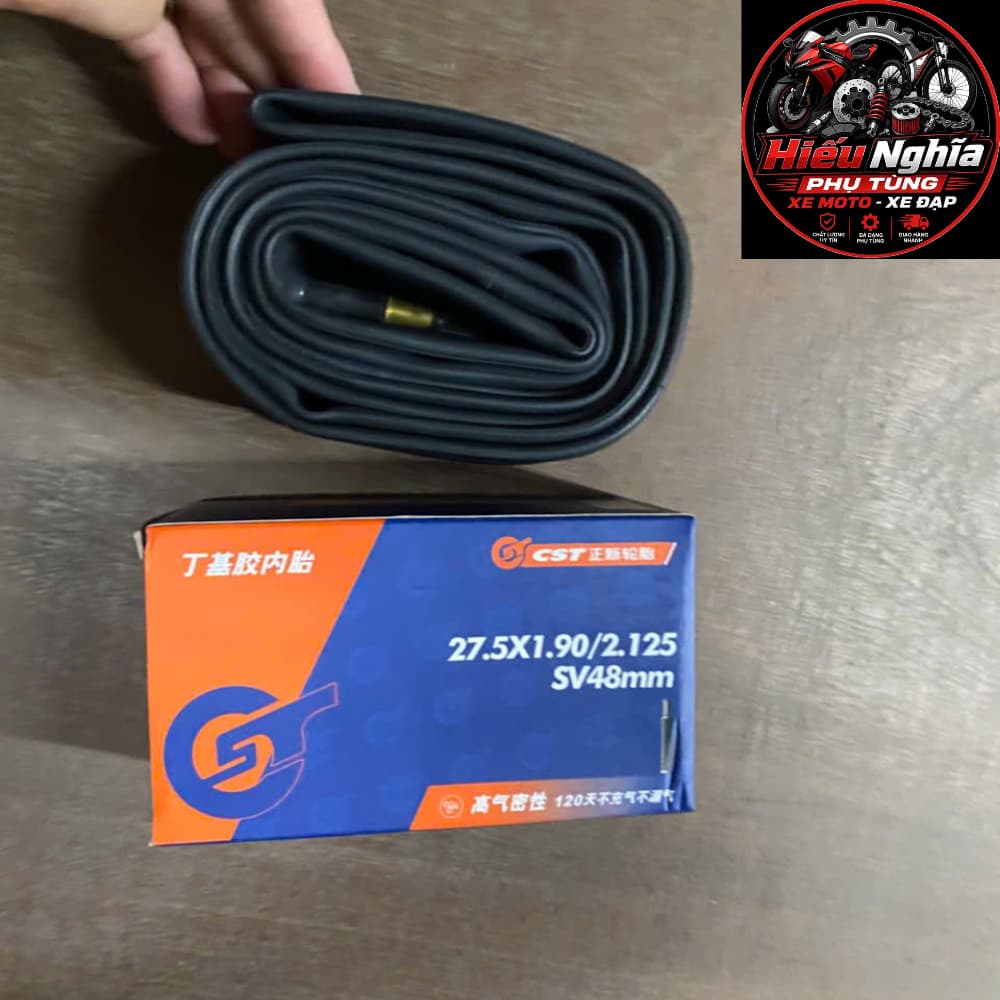 Săm Xe Đạp Chính Hãng 27.5x1.90/2.125 Van Cối SV / Van Gạo FV 48mm - Ruột Xe Đạp Thể Thao Cao Cấp
