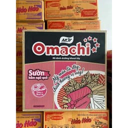 [Chính Hãng] Mì Omachi Xốt Bò Hầm Đậm Đà, Mì Khoai Tây Sợi Dai, Mì Ăn Liền Đậm Vị Cao Cấp, Thùng 30 gói 2