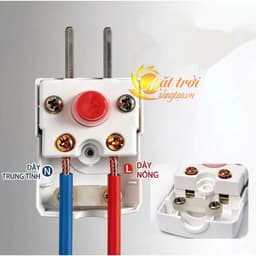 Phích cắm điện công tắc bật tắt - ĐẦU CẮM ĐIỆN 2 CHÂN Hạn chế tia lửa điện 2500W 10A NHỰA PC CHỊU NHIỆT 6